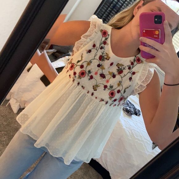 Zara flower top - Picture 2 of 5